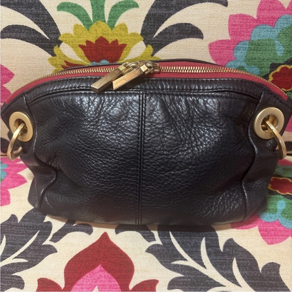 HAMMITT Daniel  Leather Bag with Gold Accents preowned condition final sale - Picture 6 of 13